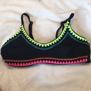neon bathing suit top